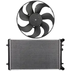 12349316 Csdex Radiator Cooling Fan Kit For 2011-2014 Volkswagen Clasico And 2000-2004 Audi Tt