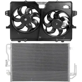 12365125 Csdex Ac Condenser Cooling Fan Kit For 2008 Ford Escape And Mercury Mariner 3.0l