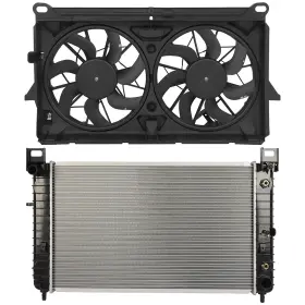 12365135 Csdex Electric Radiator Cooling Fan Kit For 2011 Chevrolet Silverado 1500 6.2l 6162cc