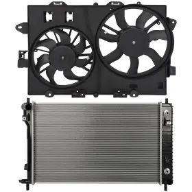 Csdex 12441087 Radiator Cooling Fan Kit For 2007-2008 Chevrolet Equinox And Pontiac Torrent 3.4l