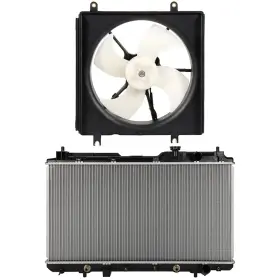 12535134 Csdex Electric Radiator Cooling Fan Kit For 1997-2001 Honda Cr-v 2.0l 1972cc L4