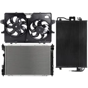 12541986 Csdex Electric Radiator Condenser Cooling Fan Kit For 2008-2011 Mazda Tribute 3.0l V6