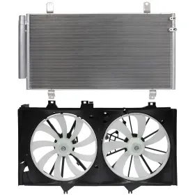 12541999 Csdex Electric Ac Condenser Cooling Fan Kit For 2015-2017 Toyota Camry 2.5l 2494cc L4