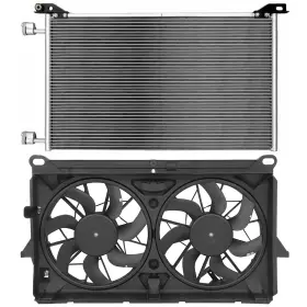 12891649 Csdex Condenser Cooling Fan Kit For 2007-13 Chevrolet Silverado 1500 And Gmc Sierra