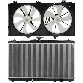 12891653 Csdex Radiator Cooling Fan Kit For 2013-2018 Toyota Avalon And 2012-2017 Camry