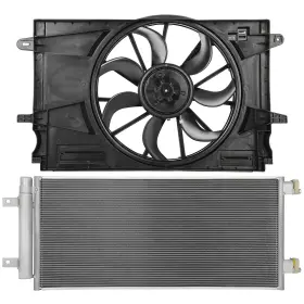 12896584 Csdex Electric Ac Condenser Cooling Fan Kit For Chevrolet Cruze 2017-2019 1.4l 1399cc