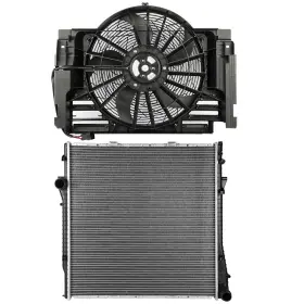 12896609 Csdex Electric Engine Radiator Cooling Fan Kit For Bmw X5 2000 2001 02-2003 2005 2006