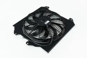 2858fb Csf Fits 92-00 Honda Civic All-aluminum Fan Shroud With 12in Spal - Black