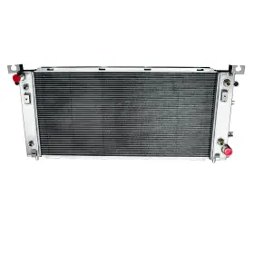 13398 Cubauto 4 Row Radiator Fits 2014-2020 Chevy Silverado 1500 Tahoe Gmc Sierra Yukon 5.3l