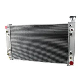 1605-370188 Cubauto 4 Row Aluminum Radiator For Chevy Gmc C/k/r/v 1500 2500 3500 Suburban 1988-1999 #3