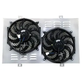 Dpi390 Cubauto 390 Cc390 Cu390 Aluminum Radiator Shroud Fans Relay Fit 1972-1979 Ltd Ii Thunderbird Ranchero V8 #2