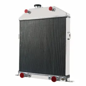 46fh Cubauto 3row Aluminum Radiator Fits 1942-1948 Ford Deluxe Mercury 3.6 3.7l 3.9l Flathead