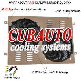 Dpi433 Cubauto Shroud Fan Relay For 1966-79 Ford F100 F150 F250 F350 Bronco Pickup Truck V8
