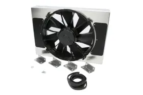 16814 Derale Rad Fan With Alum Shroud Assembly