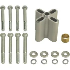 31550-bdst Derale Performance Fan Spacer 2-1/2 Inch Universal Aluminum And Hardware
