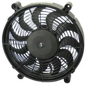 16212 Derale Cooling Products 12ftft High Output Single Rad Electric Fan - Premium Mounting Kit