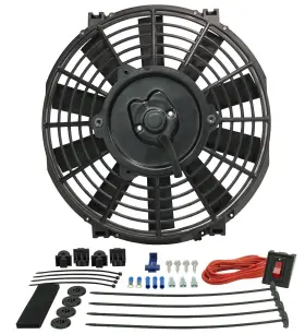 16509 Derale Cooling Products 9ftft Tornado Electric Fan - Premium Hardware Kit