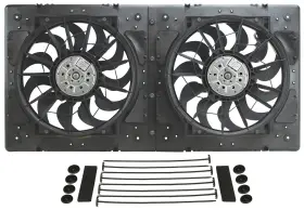16934 Derale Cooling Products High-output Dual Fan Assembly