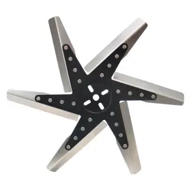 19118 Derale Performance Hi-performance Stainless Steel Standard Rotation Flex Fan