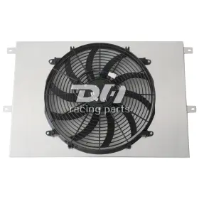 W150 Dh Racing Parts 752575476833 Aluminum Shroud Electrical Fan For 1971-79dodge D100 D150 D200/w100 Truck