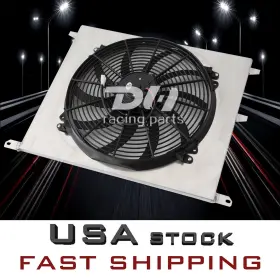 9299bmdfz Dh Racing Parts Aluminum Shroud Fan Fit Bmw 323is/323ti M3/z3 2.8i M Coupe 1.9l-2.8l 92-99