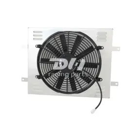 Dpi945 Dh Racing Parts Radiator Electric Fan Alu Shroud For 1984-1995 Toyota Pickup 4runner Sr5 Dlx L4