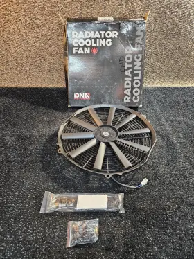Raf-16 Dna Motoring 16 Inch High Performace Electric Cooling Slim Radiator Fan Black