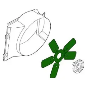 52028916ac Dodge Oe For Ram 2500 2009 Engine Cooling Fan Clutch Blade