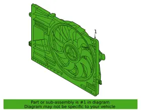 25380-aa400 Doowon Oem Radiator Cooling Fan For 2021-25 Hyundai Elantra 1.6l N Line