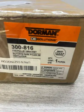 300-816 Dorman Engine Cooling Fan Pulley Bracket For Select 05-17 Nissan Models