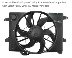 620-108 Dorman Products Cooling Fan Clutch And Motor Engine Assembl