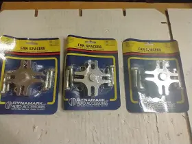 82034 Dynamark Lot Of 3 1 Inch Aluminum Fan Spacers Ford And Mopar Only