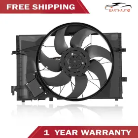 M026067b8 Earthauto 1 Radiator Cooling Fan Assembly For Mercedes-benz C230 C240 C320 C280 C350