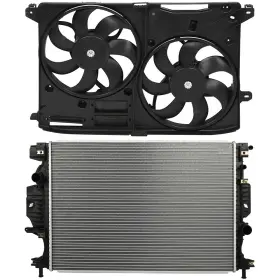 A847008top Eccpp Fit For 2013 2014 2015 2016 2017-2020 Ford Fusion Cooling Fan And Radiator Kit
