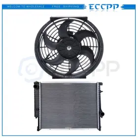 Eccpp E82176401cp Fit For 1996-1999 Bmw 328is 2.8l Brand New Cooling Fan And 1841 Radiator Kit