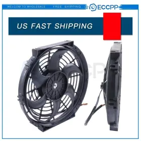 Ec826251g01cp Eccpp Radiator Condenser Cooling Fan 10 Inch Universal For 1988-1993 Dodge Dynasty