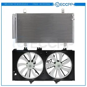 Ec83766601cp Eccpp Electric Ac Condenser Cooling Fan Kit For 2012 2013 2014 2015-2017 Toyota Camry