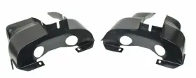 16-9501-0 Empi Dual Port Cylinder Shroud Tins Off-road Black Pair Fits Vw Air Cooled Engine