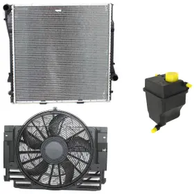 17023302 Evan-fischer Cooling Fan Assembly Kit For 2004-2006 Bmw X5