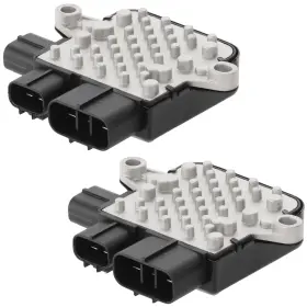 17675567 Evan-fischer Cooling Fan Modules Set Of 2 Front Driver And Passenger Side Left Right For S Pair