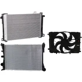 17825220 Evan-fischer Cooling Fans Assembly For Mb Mercedes Slk Class Mercedes-benz Slk350 Slk250 C250