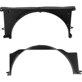 17903159 Evan-fischer Set Of 2 Fan Shrouds For Chevy Gmc Sierra 3500 Hd 2500 Heavy Duty Silverado Pair
