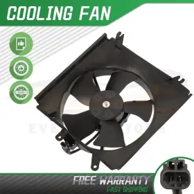 10160456 Everpartstorecs Electric Radiator Cooling Fan Assembly For 2003-2005 Kia Rio Fits 601160