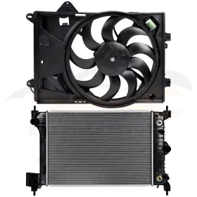 10162172 Everpartstorecs 2 Pcs Engine Radiator And Cooling Fan Kit For 2012-2018 Chevrolet Sonic 1.8l
