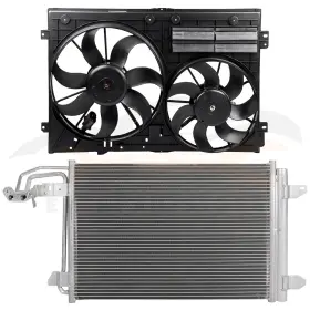 10328504 Everpartstorecs Electric Ac Condenser Cooling Fan Kit For 2010-2014 Volkswagen Golf 4-door 2.5l 10328504 Everpartstorecs Electric Ac Condenser Cooling Fan Kit For 2010-2014 Volkswagen Golf 4-door 2.5l