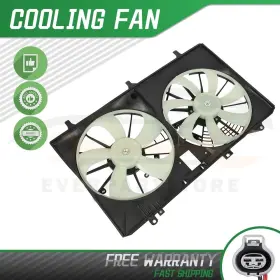 10393027 Everpartstorecs Electric Radiator&cooling Fan Kit For 2011-2016 Toyota Sienna 3.5l 3456cc V6 #2