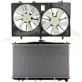 10393027 Everpartstorecs Electric Radiator&cooling Fan Kit For 2011-2016 Toyota Sienna 3.5l 3456cc V6