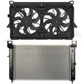Everpartstorecs 10393033 Electric Radiator Cooling Fan Kit For 2007-13 Chevrolet Silverado 1500 4.8l 5.3l