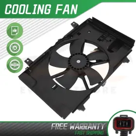 10463263 Everpartstorecs Electric Radiator Cooling Fan Assembly For 2007-2012 Nissan Versa Fits 620-456