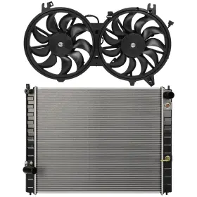 12898246 Everpartstorecs Electric Engine Radiator Cooling Fan Kit For 2008-2009 Infiniti Ex35 2009 Fx35